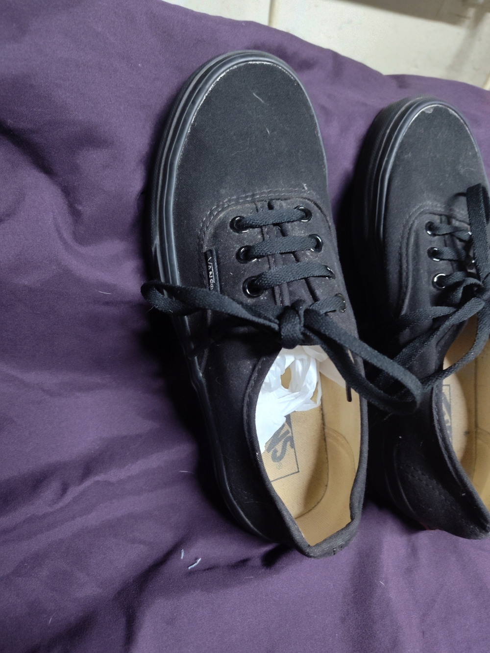 Vans Black Athletic Shoes
